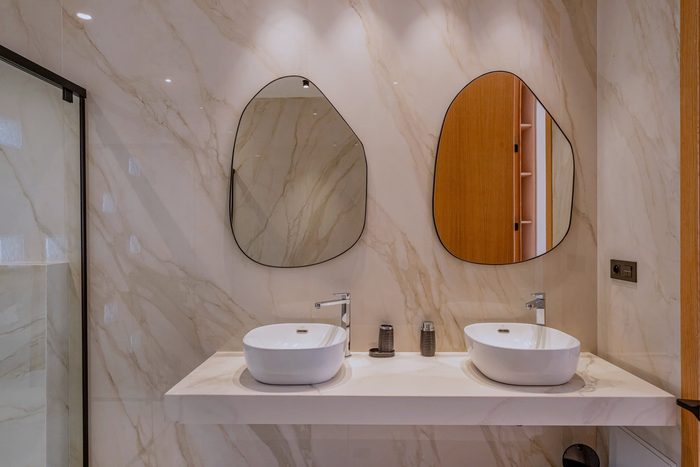 La salle de bain de la suite Master