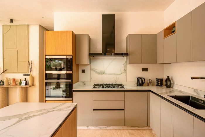 The kitchen worktop